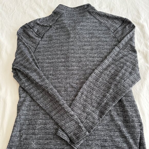 Lululemon Shirt Mens Extra Large Black Surge Warm 1/2 Zip Athletic - Picture 2 of 9